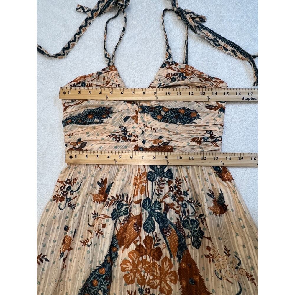 Ulla Johnson Portia Floral Print Midi Dress Boho Cottagecore Costal Summer, Sz 6 - Picture 7 of 14